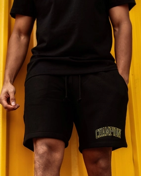 Birthday gift Champion Reverse Weave Varsity Shorts Black