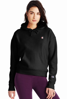 anti - leak Champion Reverse Weave Women's Pullover Hoodie, C logo