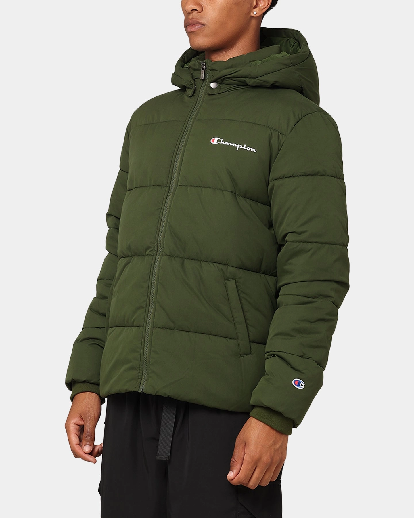 Champion Rochester Athletic Puffer Jacket Young Night Smooth Feel Bracelet