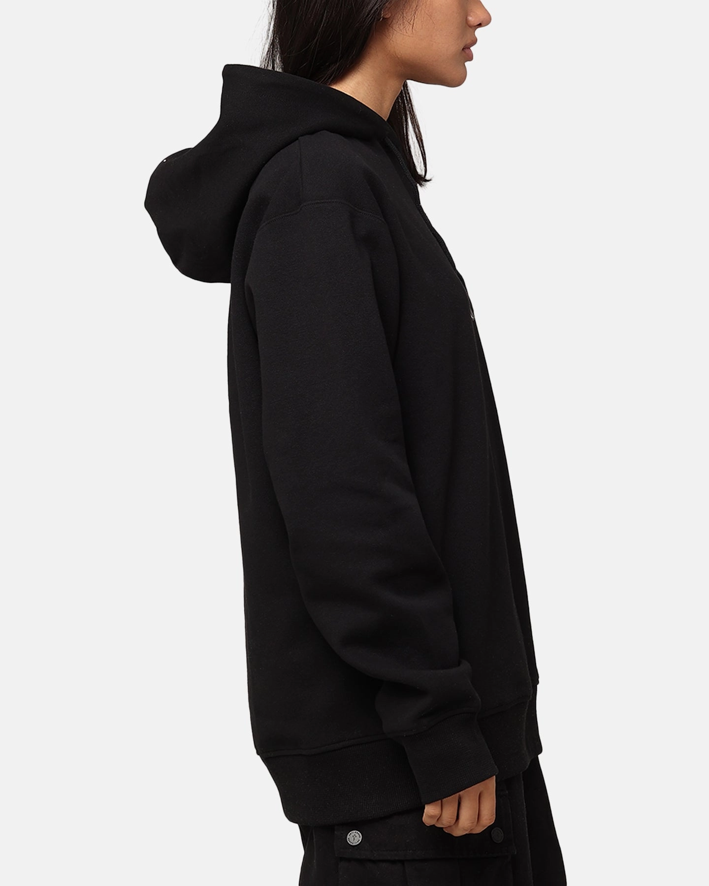 Champion Rochester Base Hoodie Black Soft Touch Interior