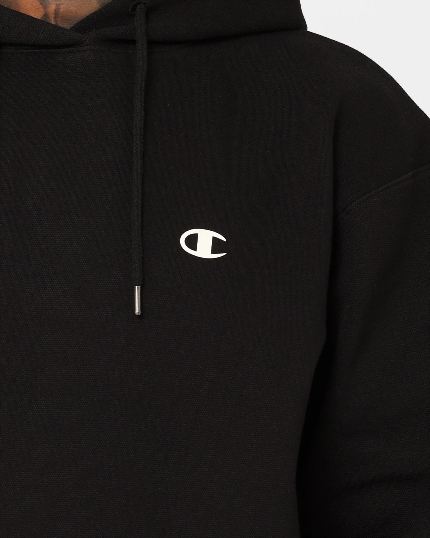 Champion Rochester Base Hoodie Black Reflective Trim