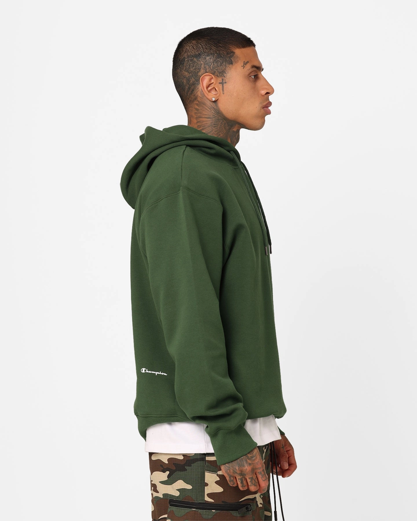 Aid Champion Rochester Base Hoodie Jungle Range