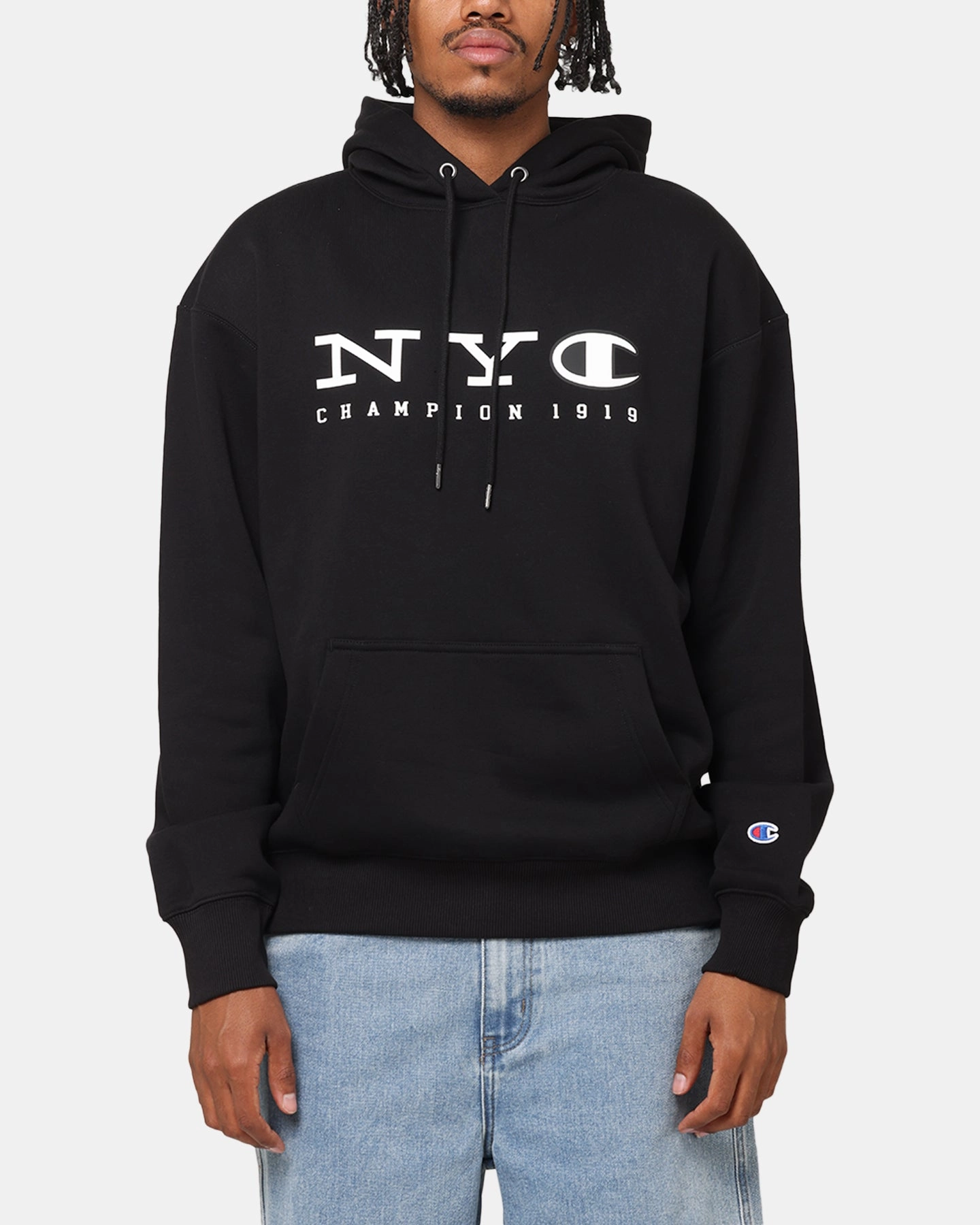 Travel Smooth Champion Rochester Graphic Hoodie Black