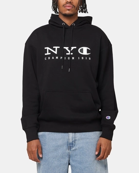 Travel Smooth Champion Rochester Graphic Hoodie Black