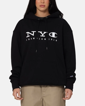 Champion Rochester Graphic Hoodie Black detachable sleeves