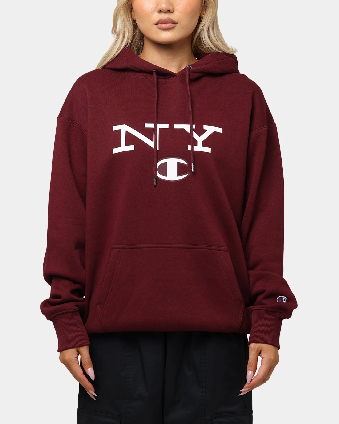 Champion Rochester Graphic Hoodie Red Reservation Custom