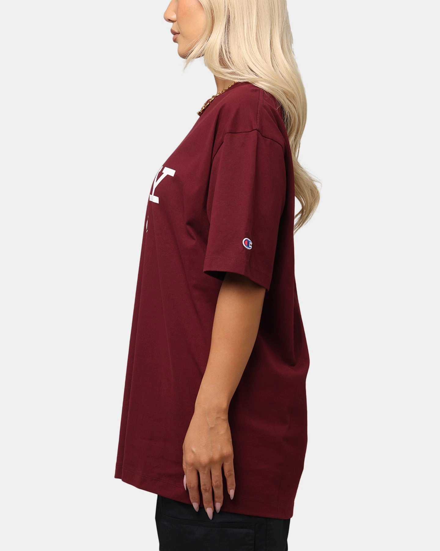 Champion Rochester Graphic T-Shirt Red Prom Breathable Fit Wear