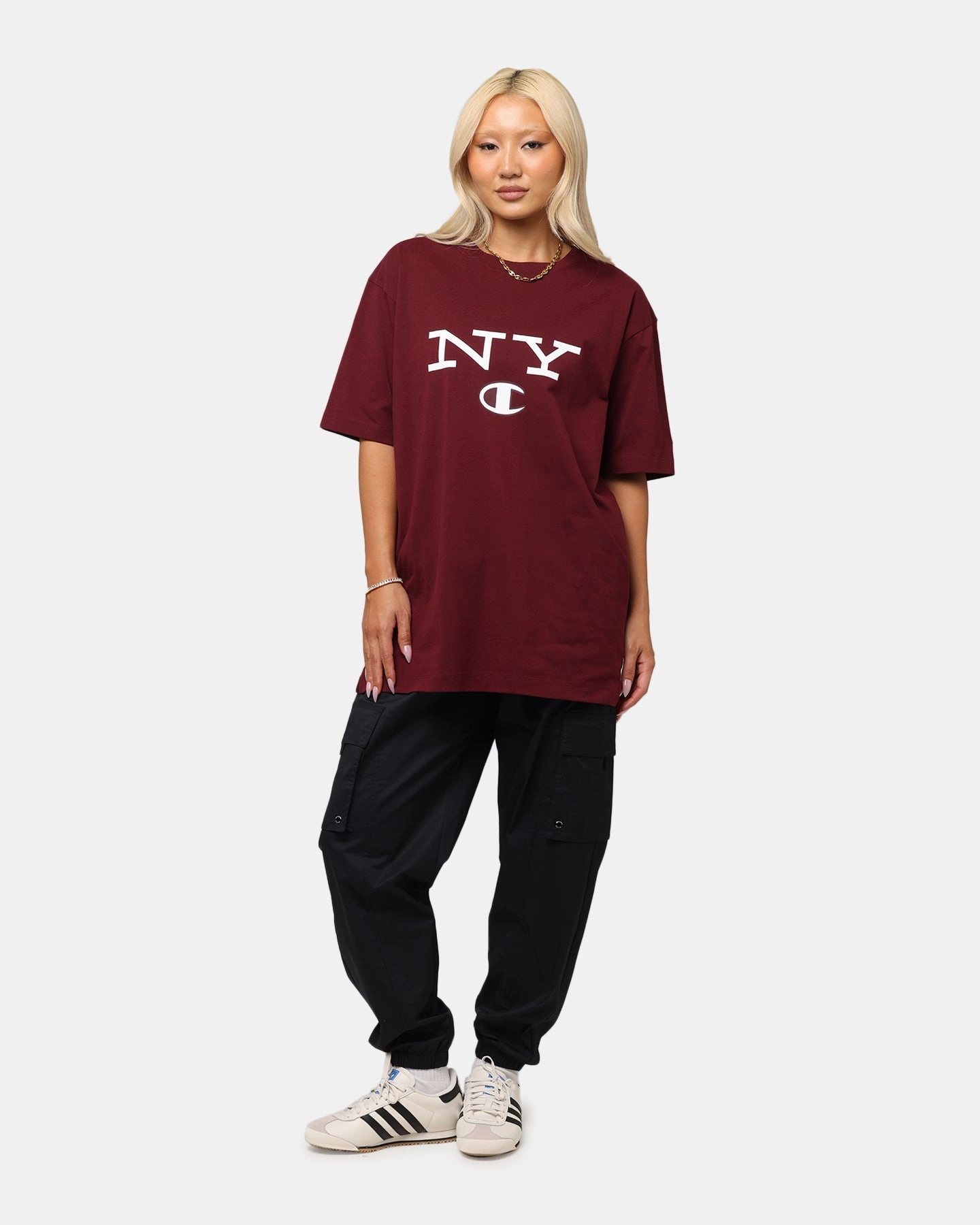 Functional Wearable Comfort Style Champion Rochester Graphic T-Shirt Red