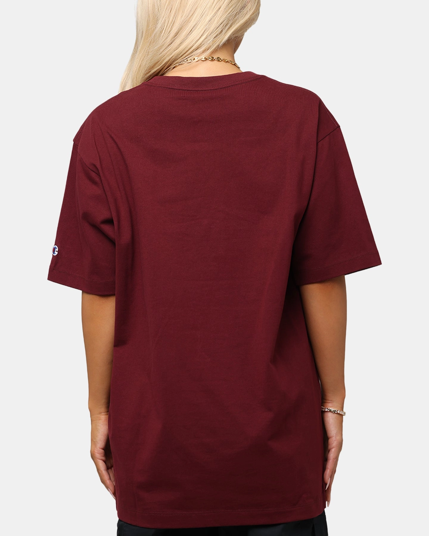 Champion Rochester Graphic T-Shirt Red Eco Certified Textile Summer Fashion