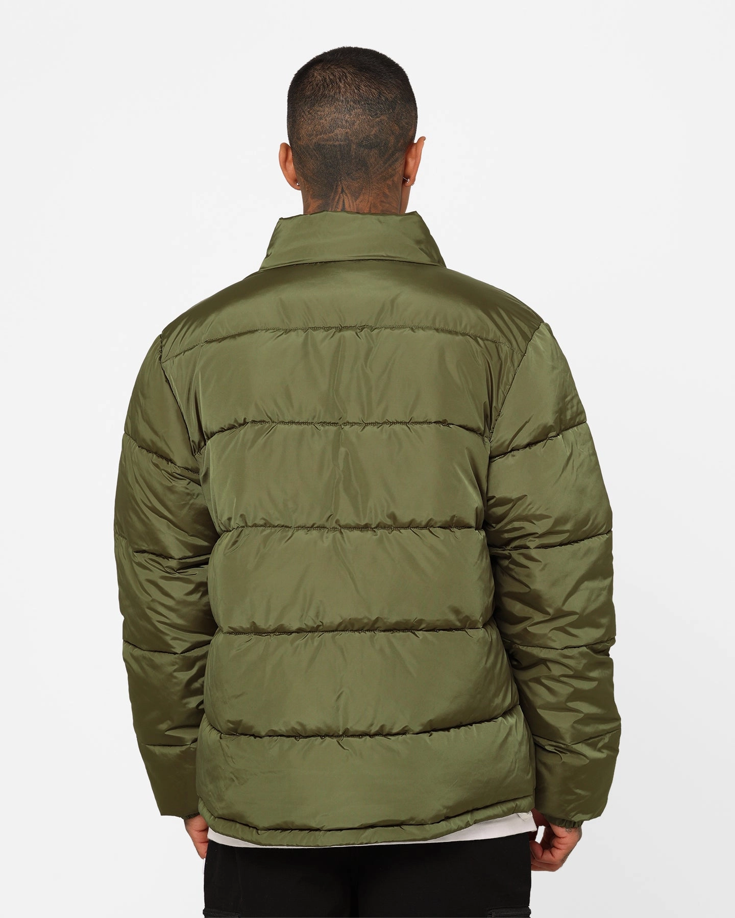 Sleek Fit Champion Rochester Padded Puffer Jacket Park Ranger
