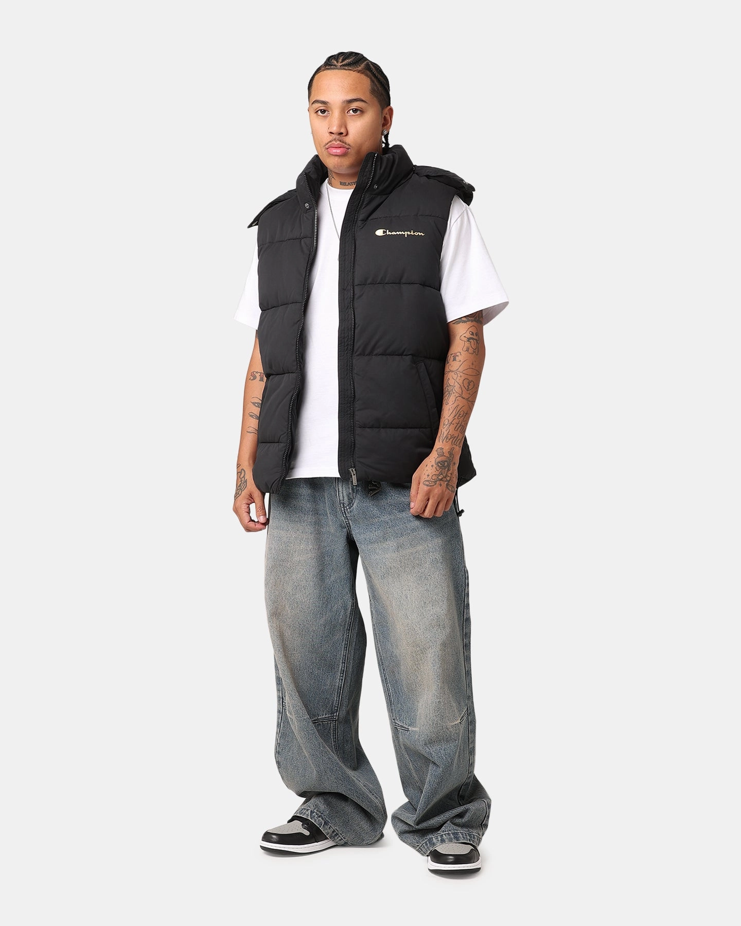 Active Jacket Champion Rochester Puffer Vest Black/Gold