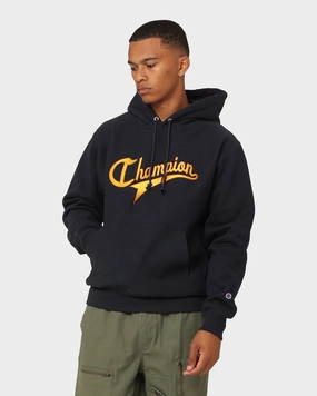 Champion Script Hoodie Navy High-quality Easter wear