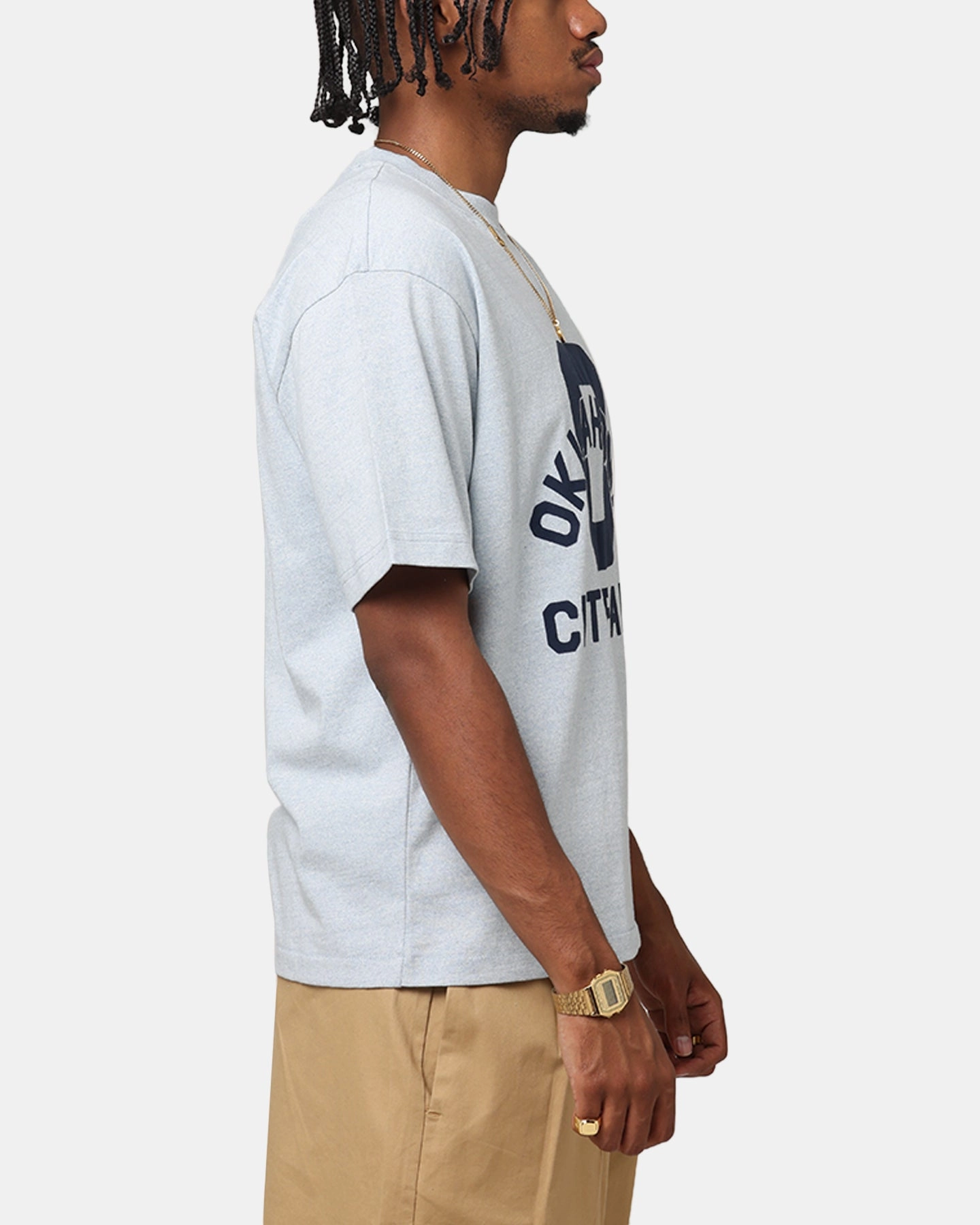 Holiday Wear Premium Cotton Blend Champion Vintage Mix P.E Class T-Shirt Oxford Grey Heather