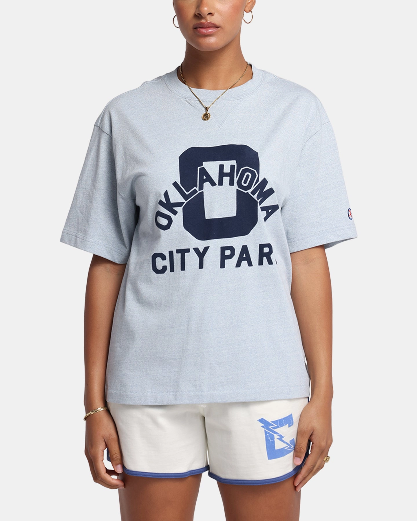Champion Vintage Mix P.E Class T-Shirt Oxford Grey Heather Stylish and Comfortable