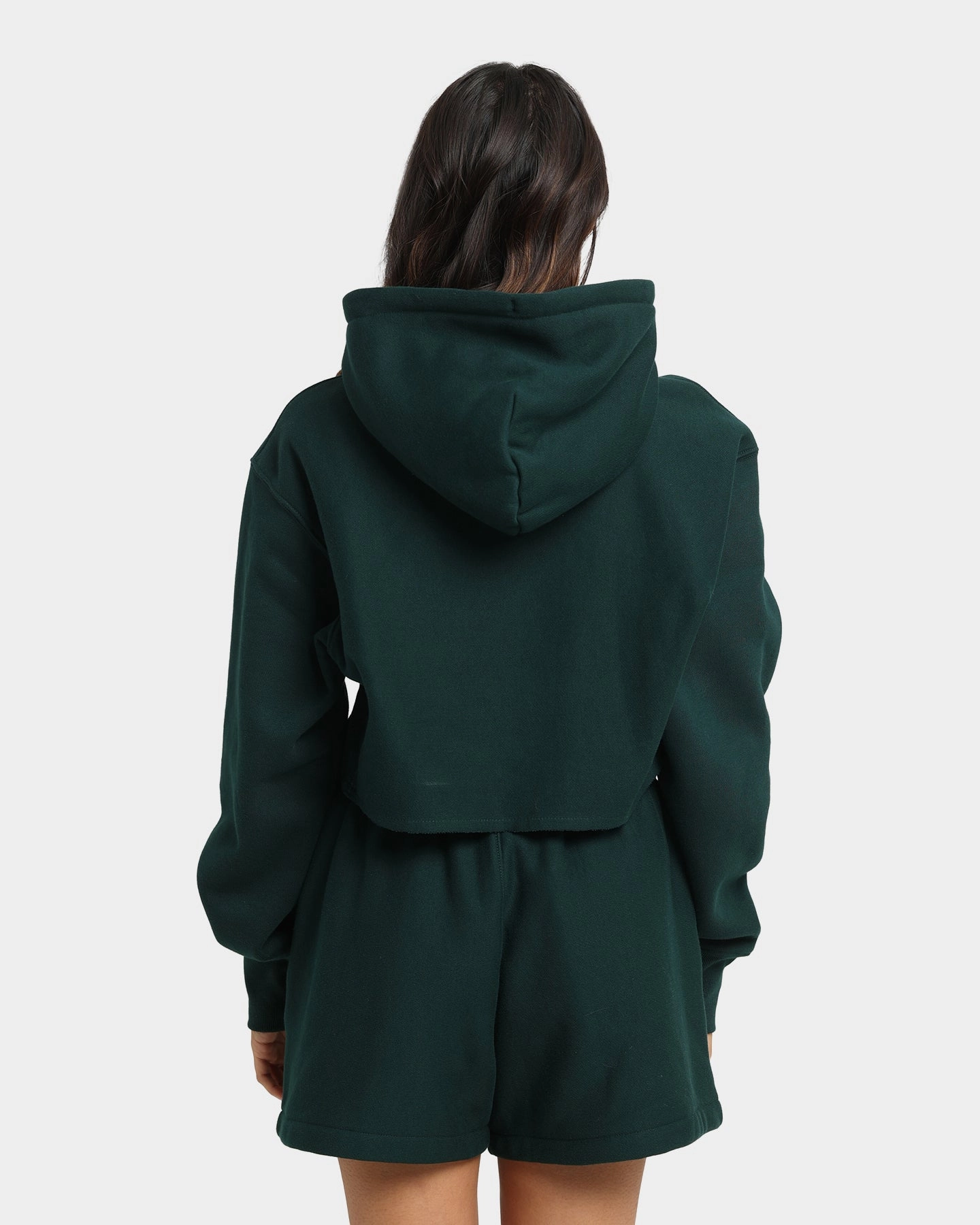 Prevent Champion Women's Reverse Weave Cropped Hoodie Mid Field