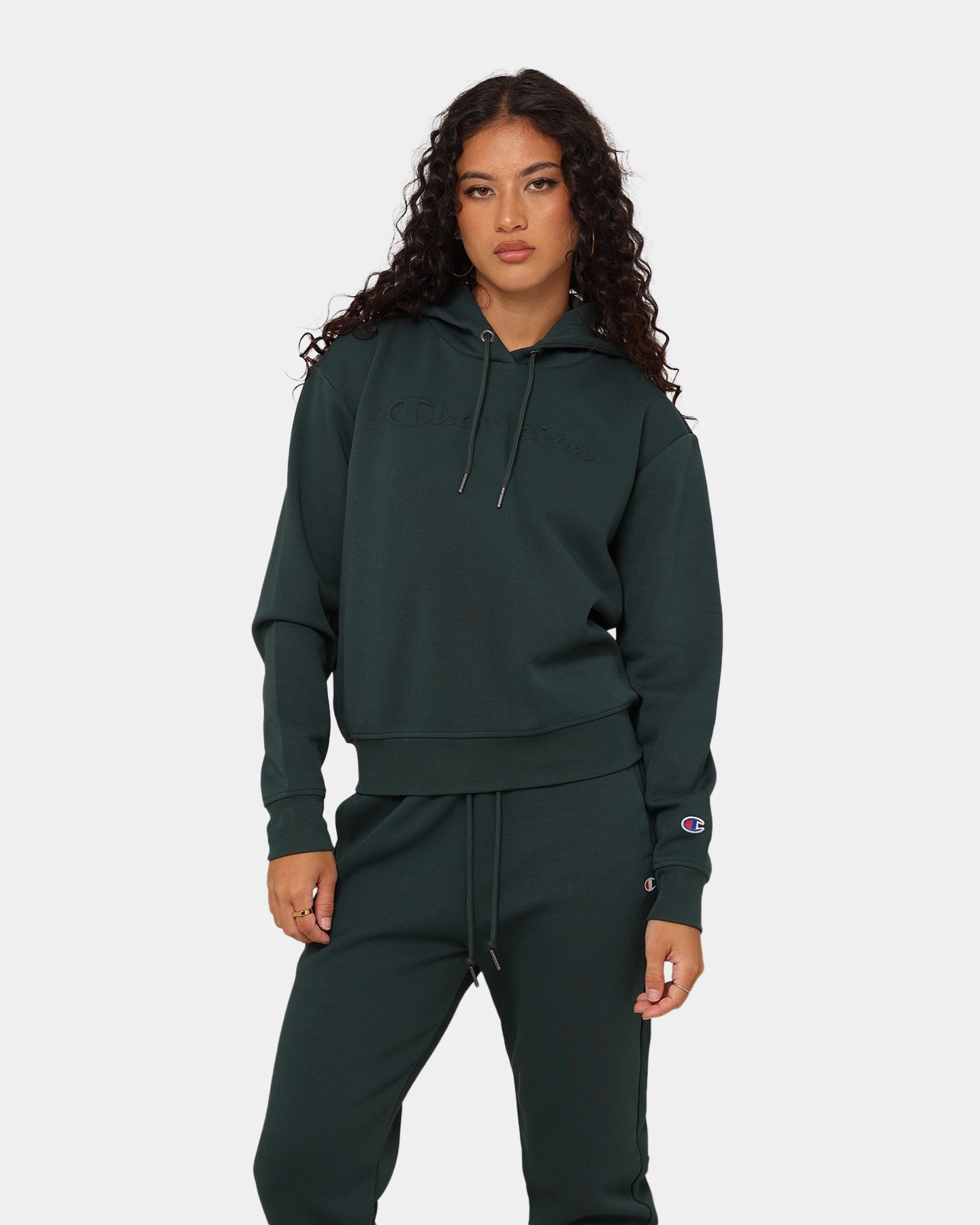 Champion Women's Rochester Tech Hoodie Baby Spinach Dream