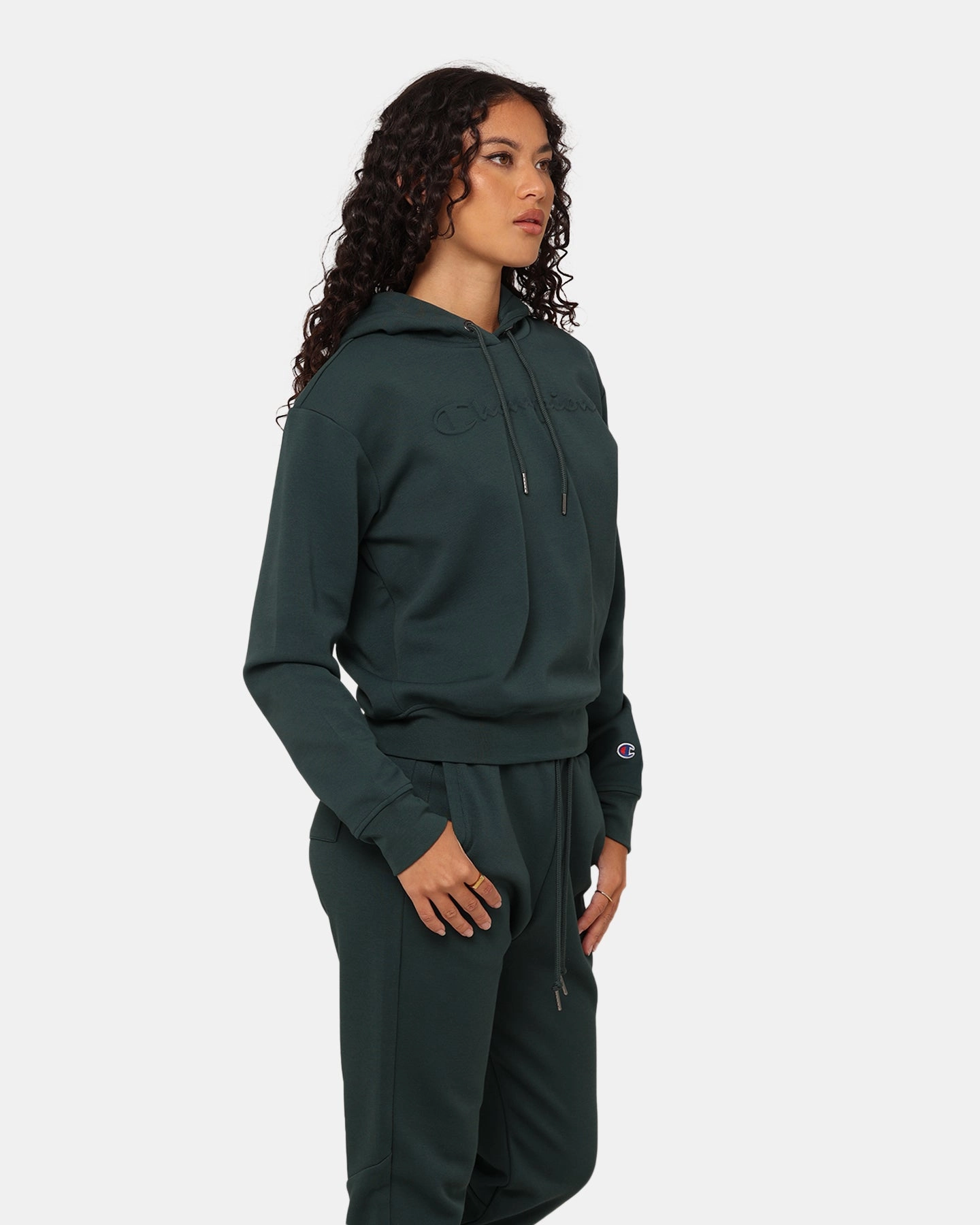 Active Use Allow Champion Women's Rochester Tech Hoodie Baby Spinach