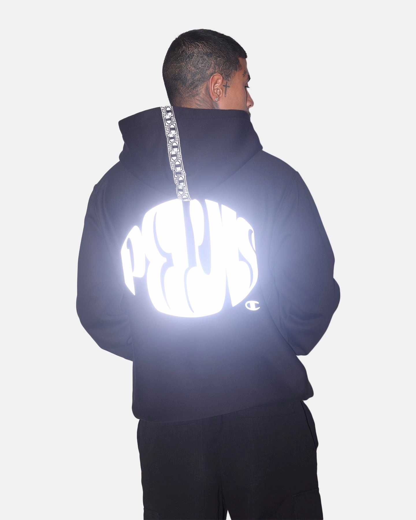 Champion X Pelvis Hoodie Black Technique