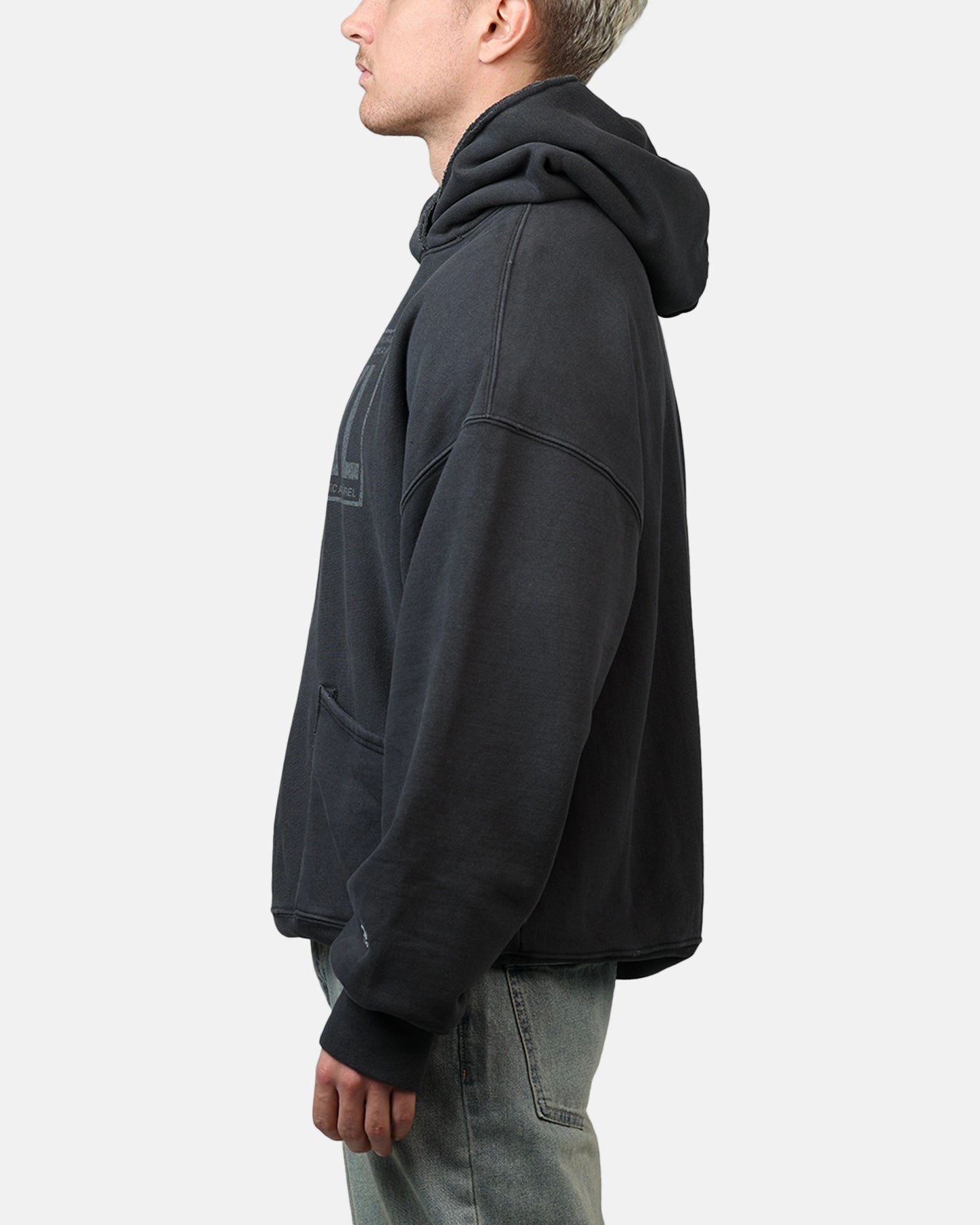 Champion XXL Hoodie Black Winter Outer Layer