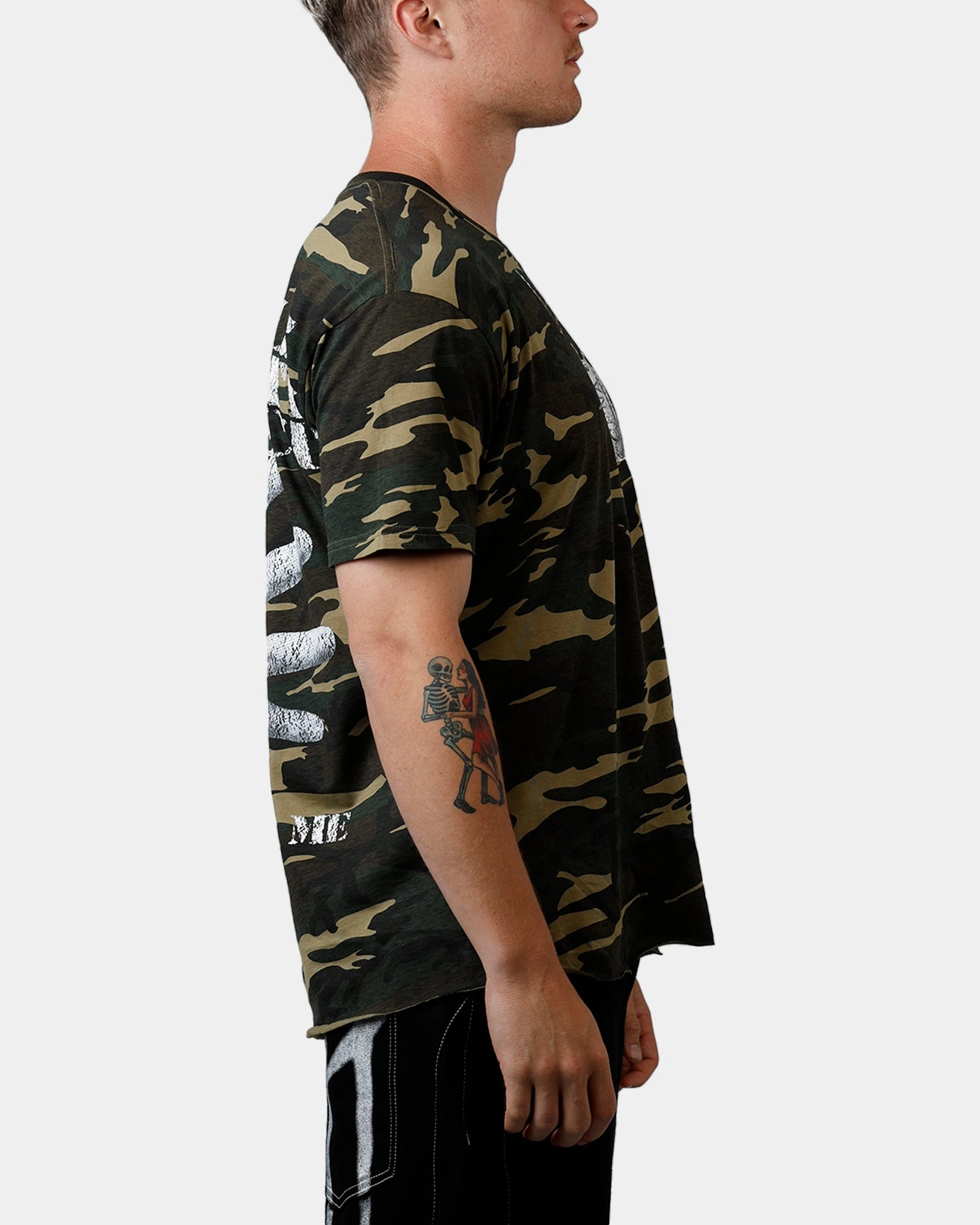 Culture Kings X WWE John Cena Ruthless Aggression Vintage T-Shirt Woodland Camo vacation wear