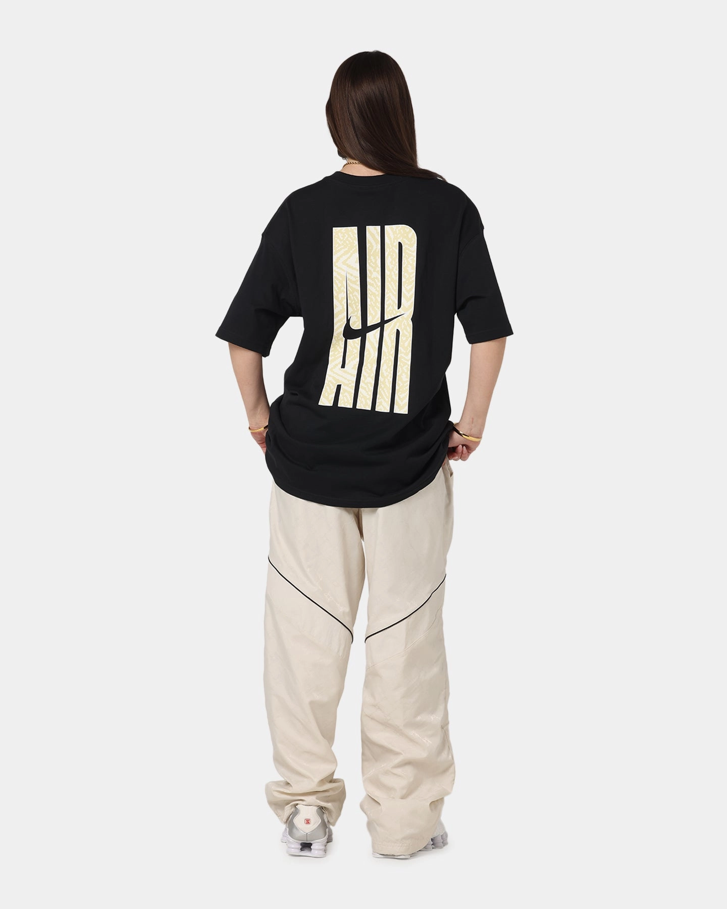 Nike Sportswear Max90 T-Shirt Black Plus size clothing Scoop neck
