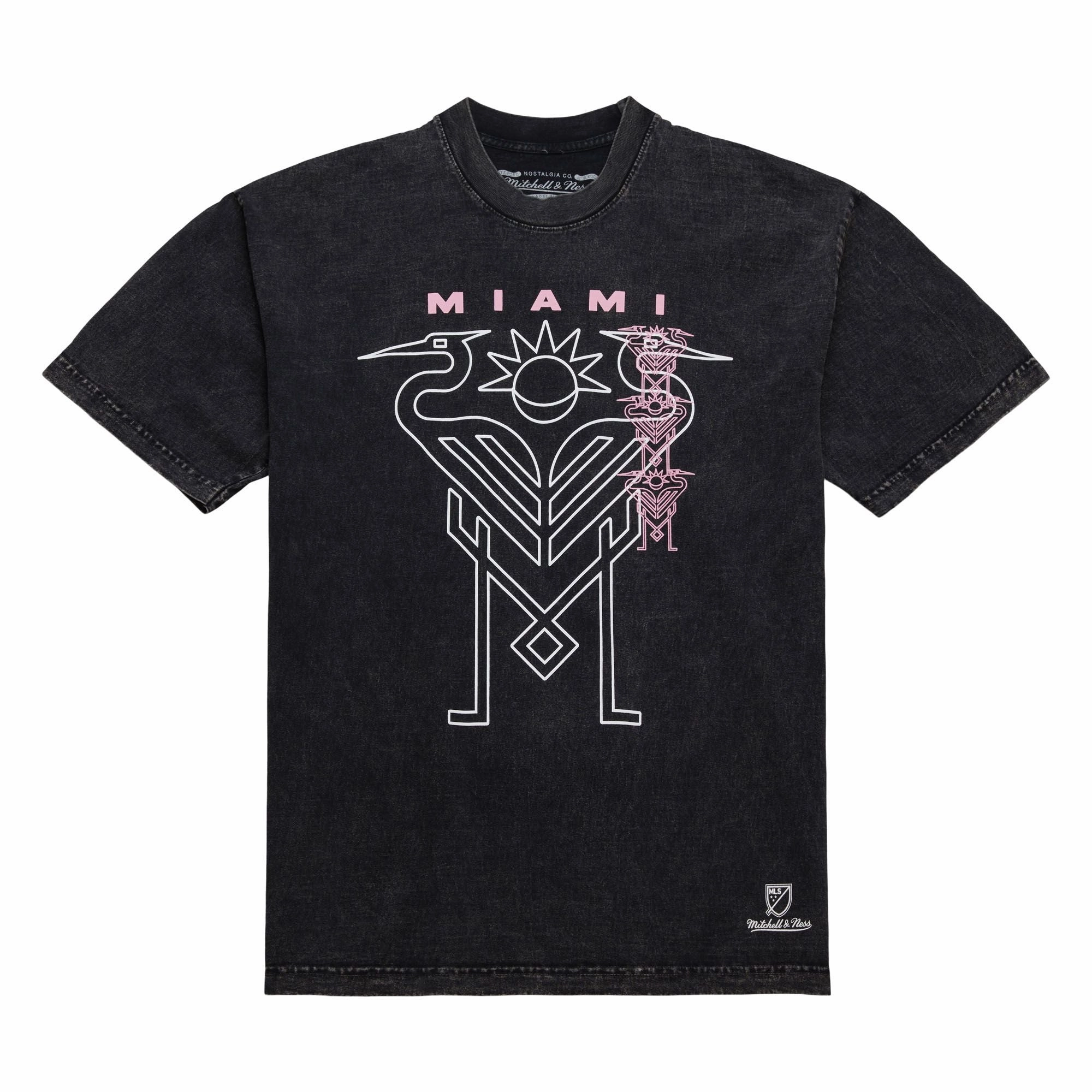 Fashionable Comfort Casual Style MLS Oversized Graphic Tee Miami CF 'Black'