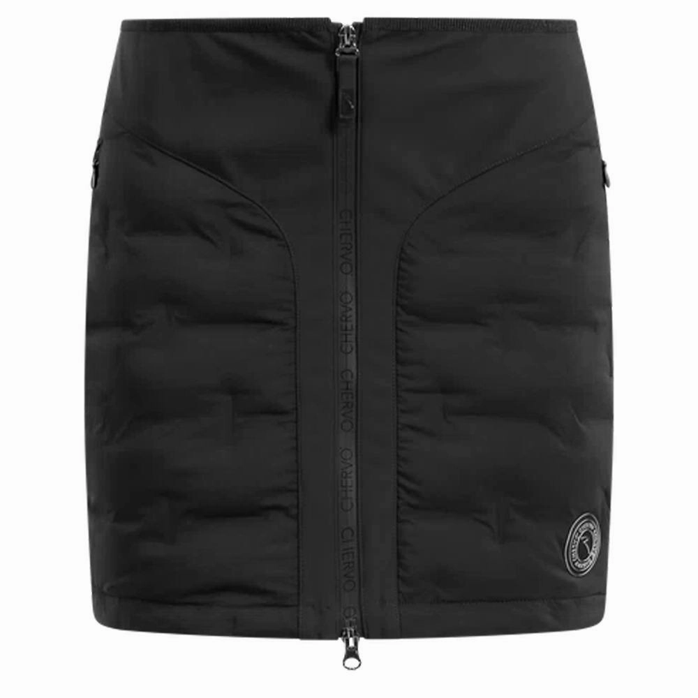 Geometric Print Chervo Jackland Golf Skirt Black - FW24 Women