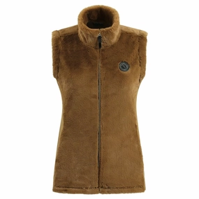 Light Weight Compression Layer Chervo Paprica Golf Vest Brown - FW24 Women