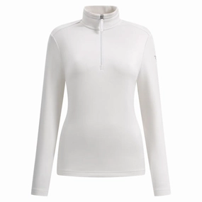 Chervo Tartufo Quarter Zip Golf Pullover Beige - FW24 Women Seamless Design Abrasion Resistant Panels