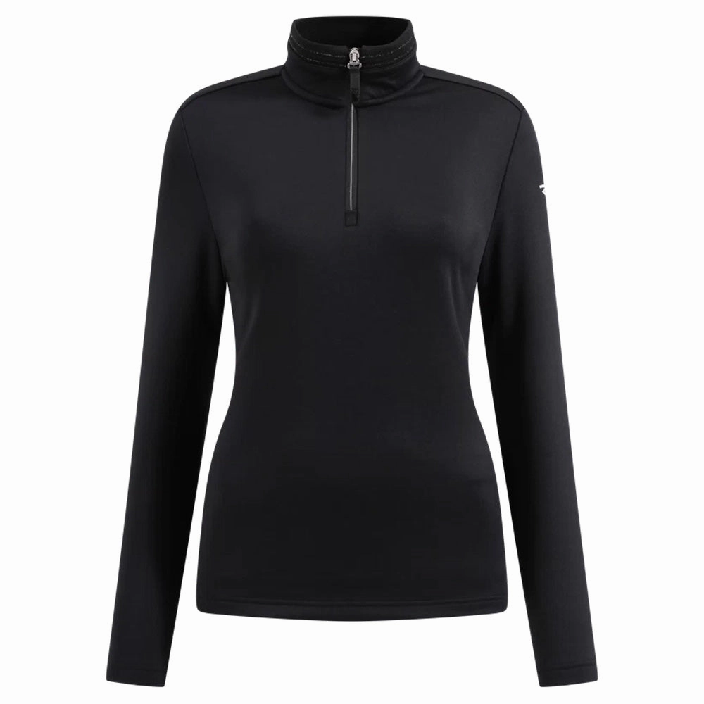 Chervo Tartufo Quarter Zip Golf Pullover Black - FW24 Women Urban Fit Look