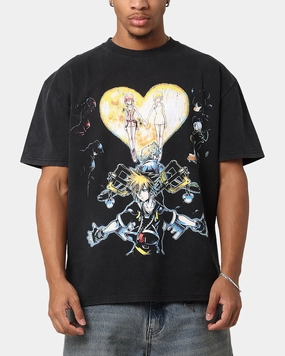 Simple Yet Elegant Goat Crew X Kingdom Hearts Heavy T-Shirt Vintage Black