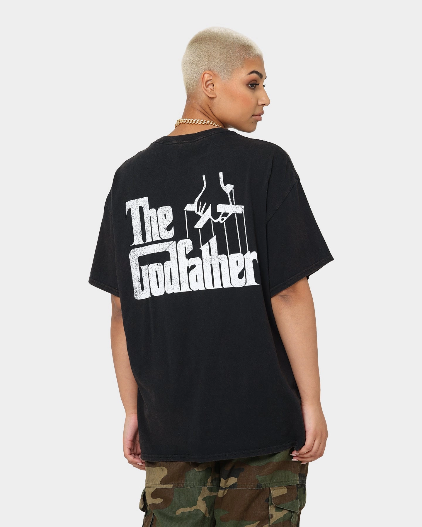 outdoor concert American Thrift X The Godfather The Don Vintage T-Shirt Black Wash