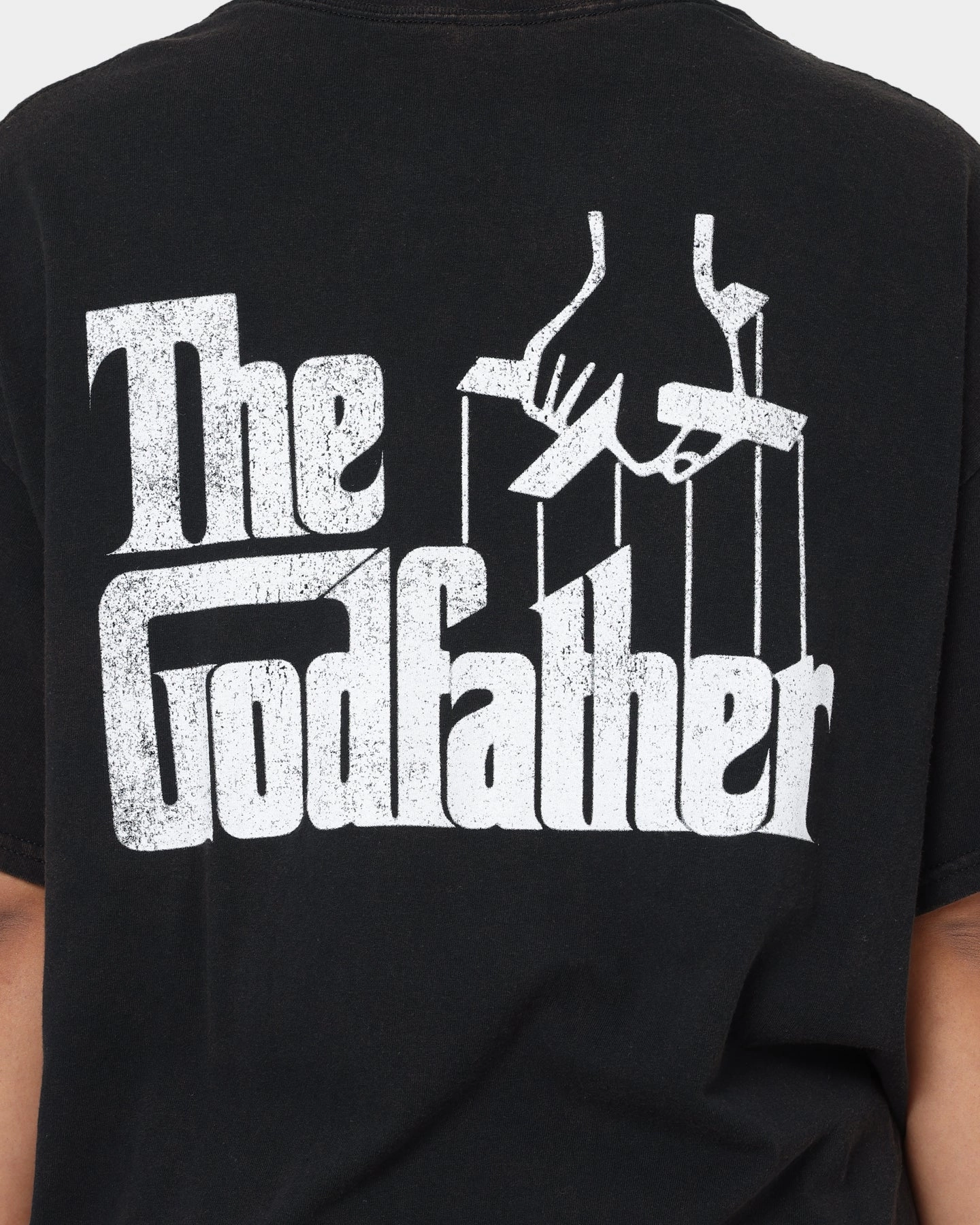 Easy Layering American Thrift X The Godfather The Don Vintage T-Shirt Black Wash
