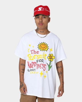Outdoor Comfort Goat Crew Pursuit 4 Happiness T-Shirt White