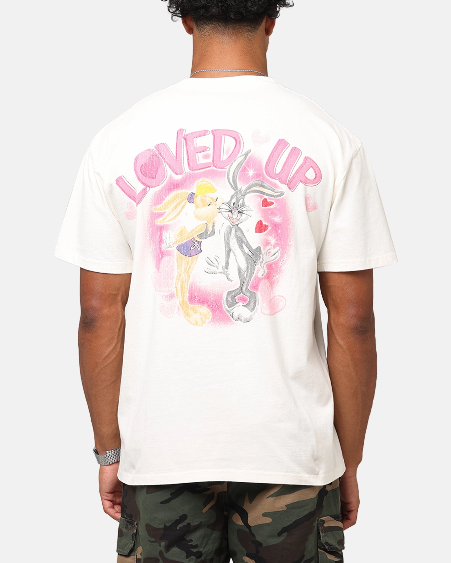 Street Trend Goat Crew X Warner Bros. Looney Tunes In Love Looney Heavyweight T-Shirt Off White