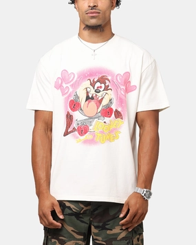 yoga clothing Goat Crew X Warner Bros. Looney Tunes In Love Looney Heavyweight T-Shirt Off White