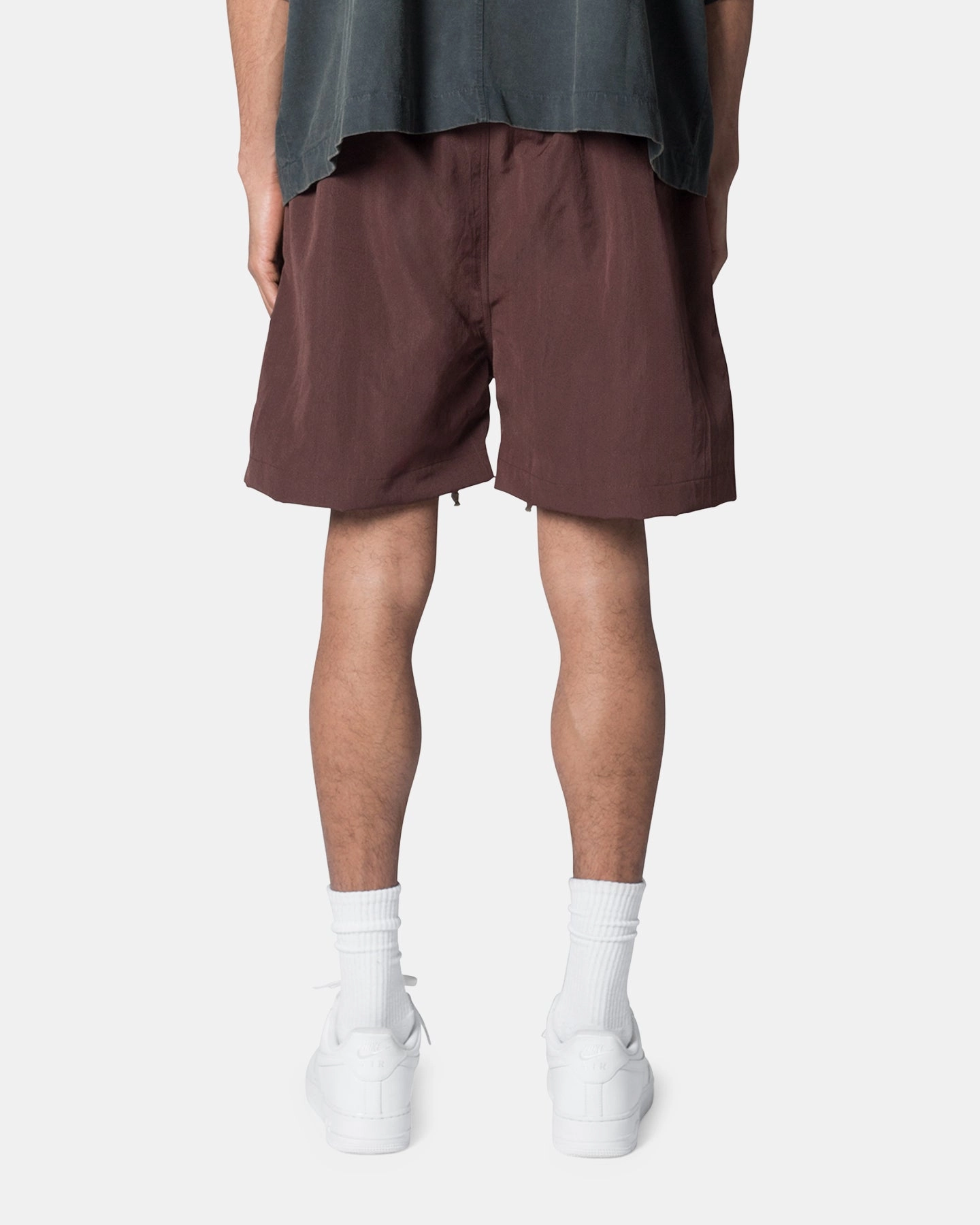 MNML Mud Shorts Brown Minimalist Style