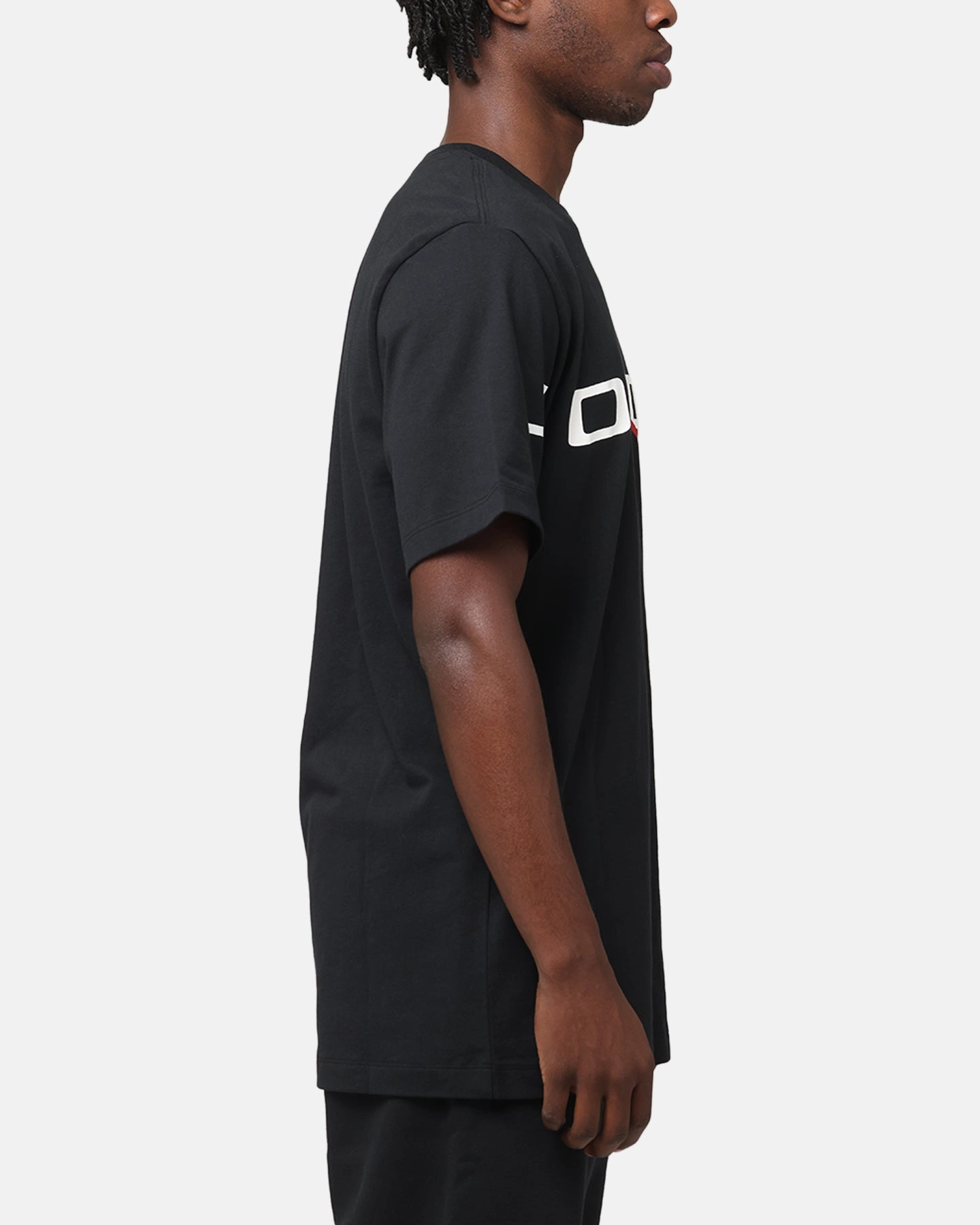 Snug fit Jordan Air Stretch Crewneck T-Shirt Black/White