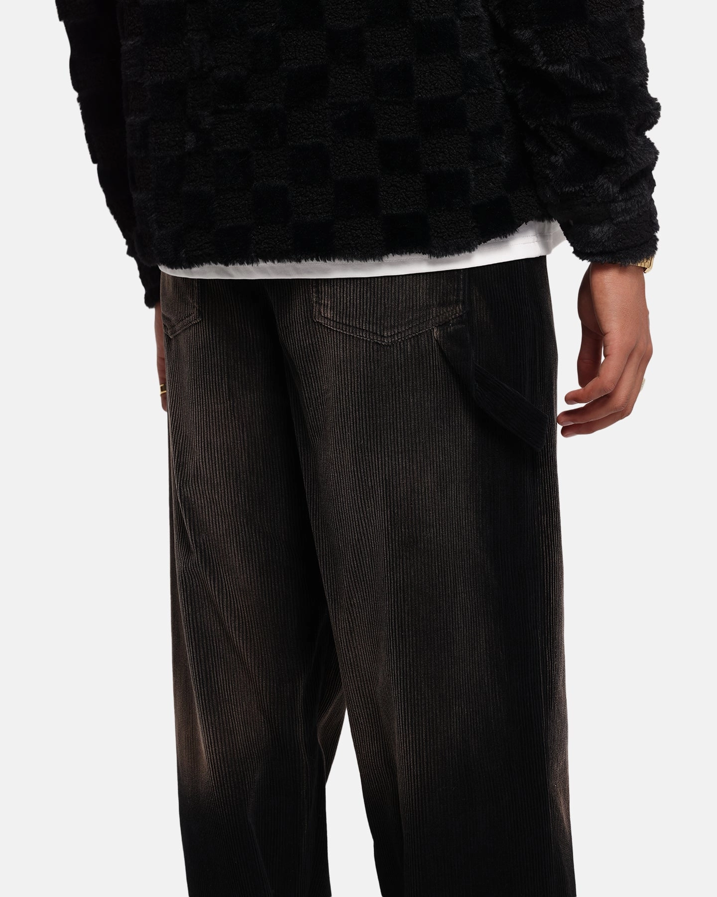 Zero Waste Manufacturing Stretch Fit XXIII Corduroy Wash Pants Black