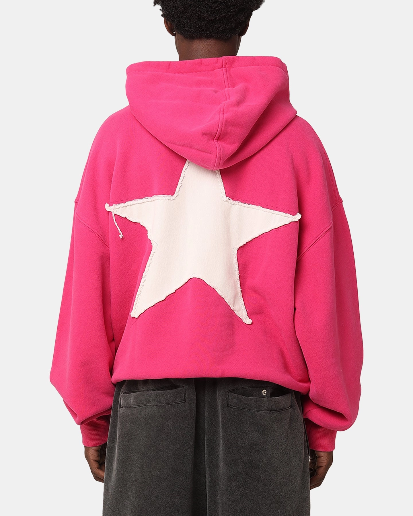 University Loiter College Dropout Hoodie Pink