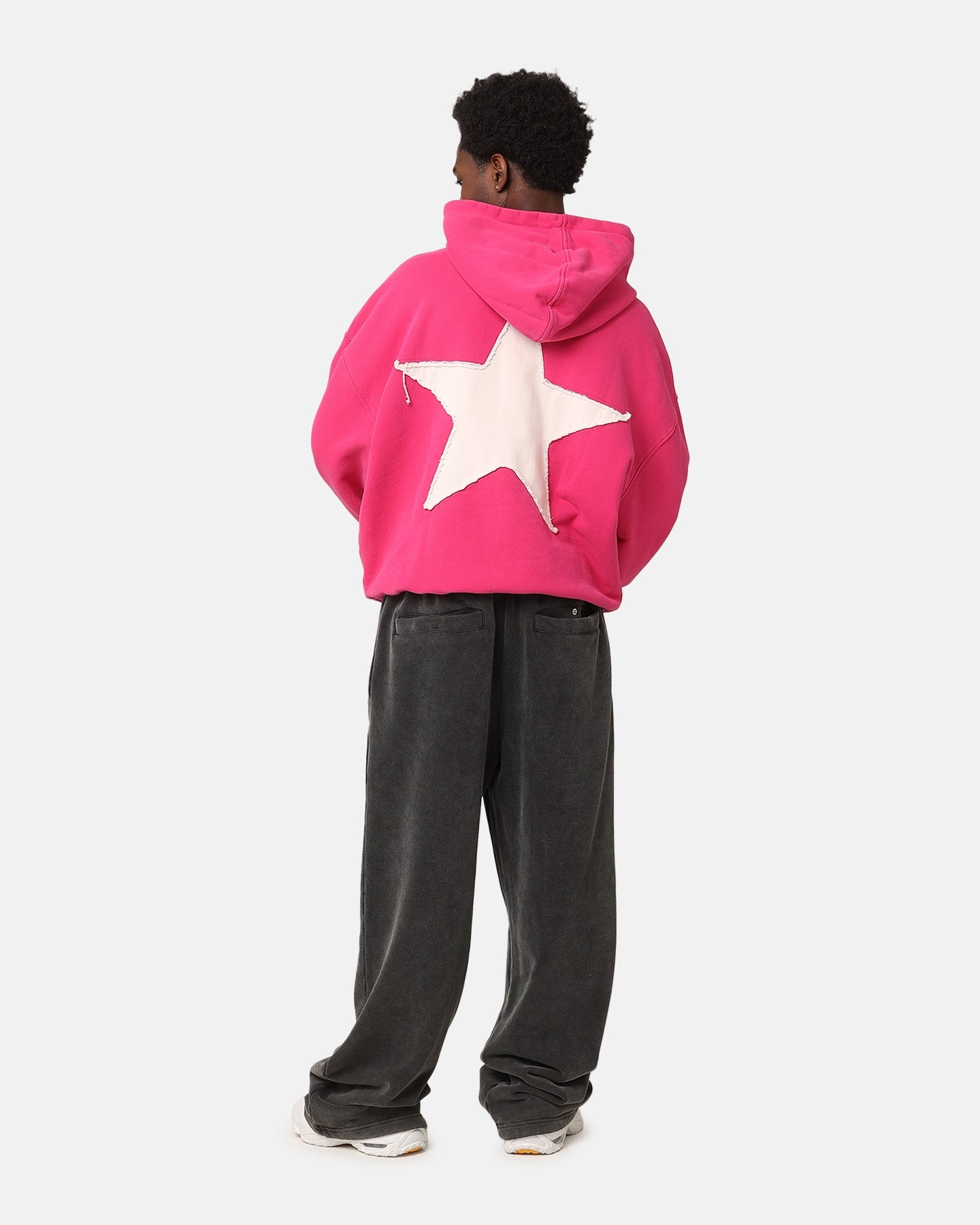 Multi Pocket System Loiter College Dropout Hoodie Pink