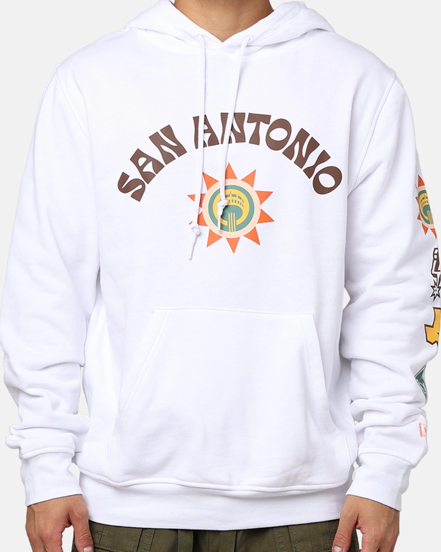 Collectible New Era San Antonio Spurs NBA 2023 Hoodie White