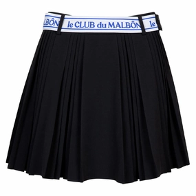 Minimal Vibe Malbon Joelle Pleated Golf Skirt Black - SS25 Women