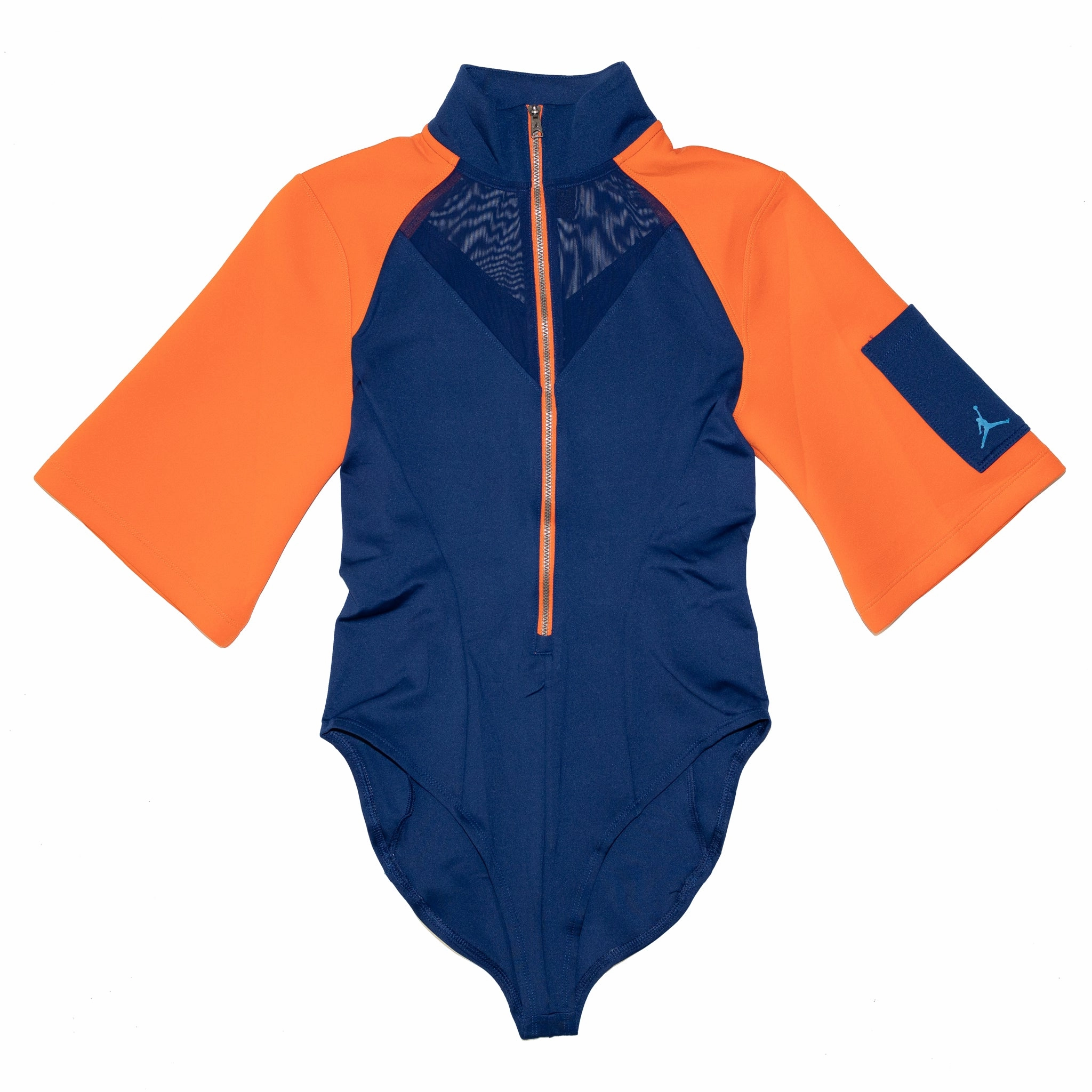 QuickDryTechnology striped shorts Women's Air Jordan Next Utility Bodysuit 'Blue Void'