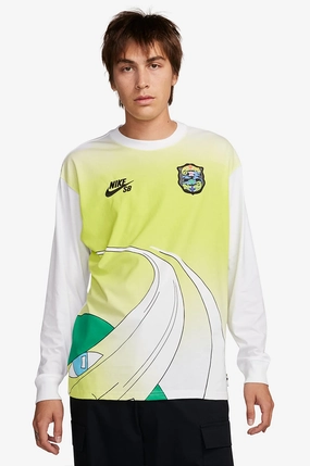 Active Look Bold Style Nike SB Agnostic Olympics Long Sleeve Skate Tee (Nike Skateboarding Federation Kit)
