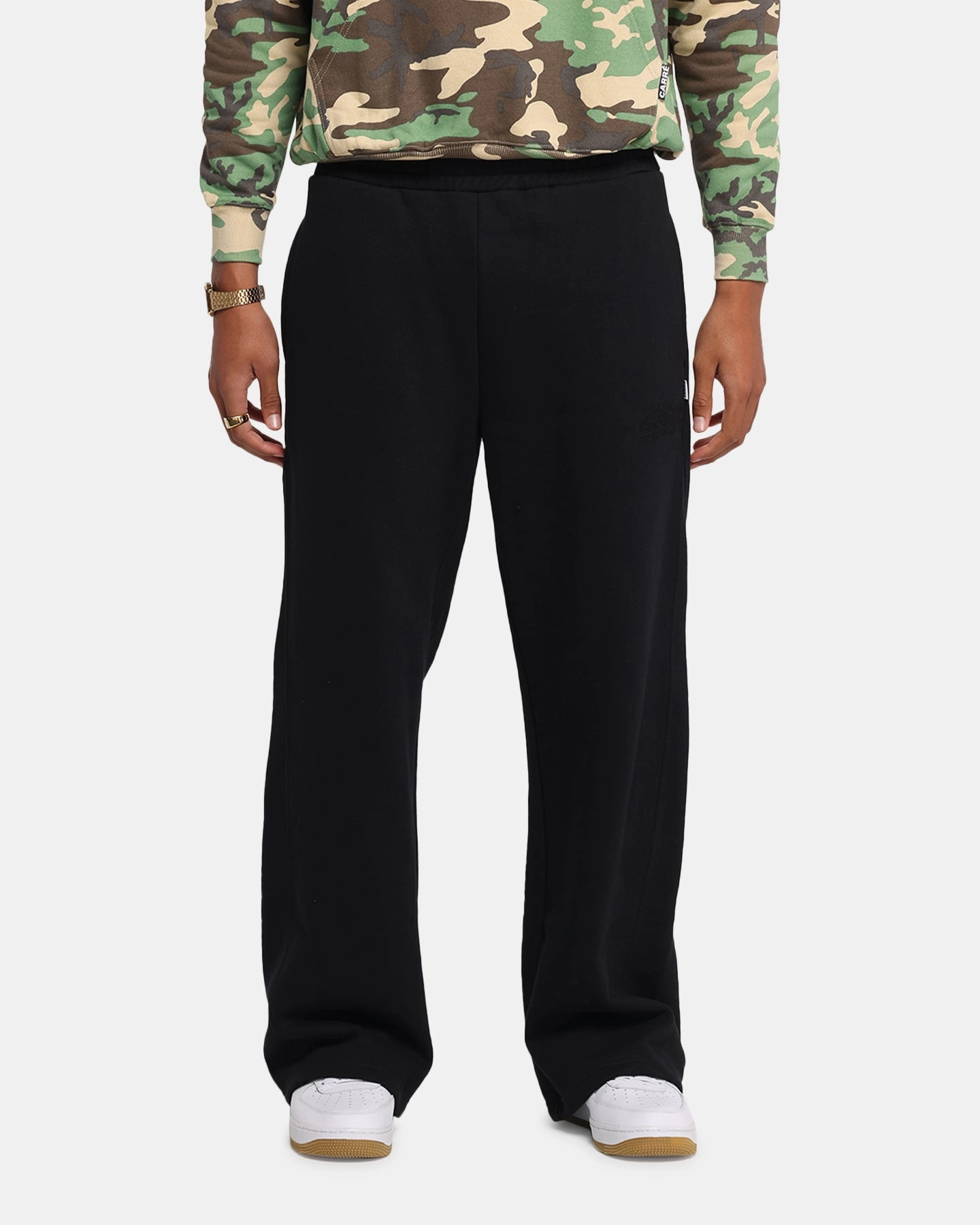 Compact Packability Carre Grit Trackpants Black