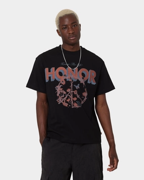 Slim fit sleekness Honor The Gift Honor Peace T-Shirt Black
