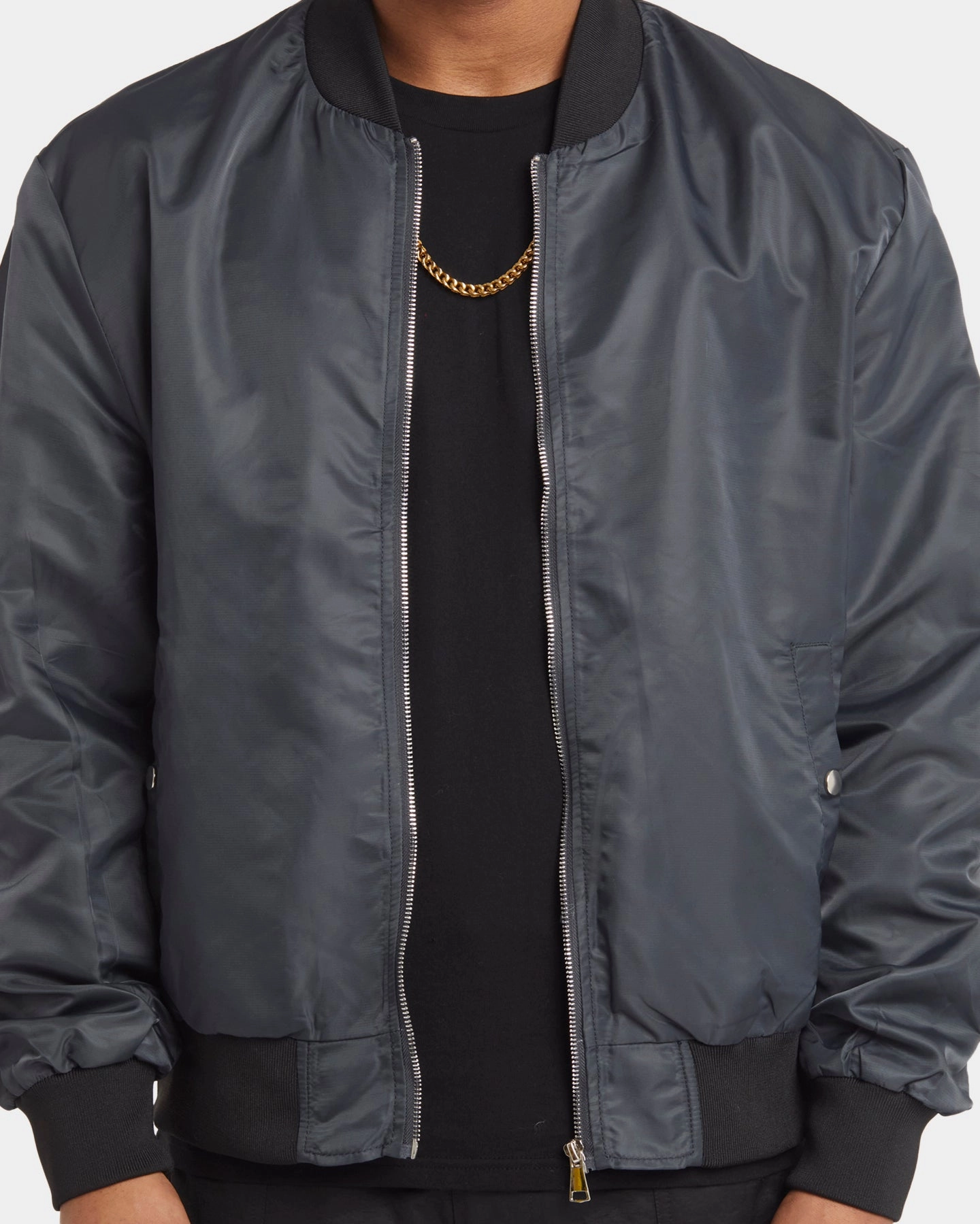 doctors Moisture Wicking Layer XXIII Caleb Bomber Jacket Charcoal