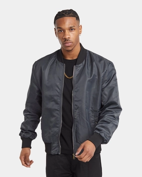 XXIII Caleb Bomber Jacket Charcoal suitable for day wear Seamless Edging