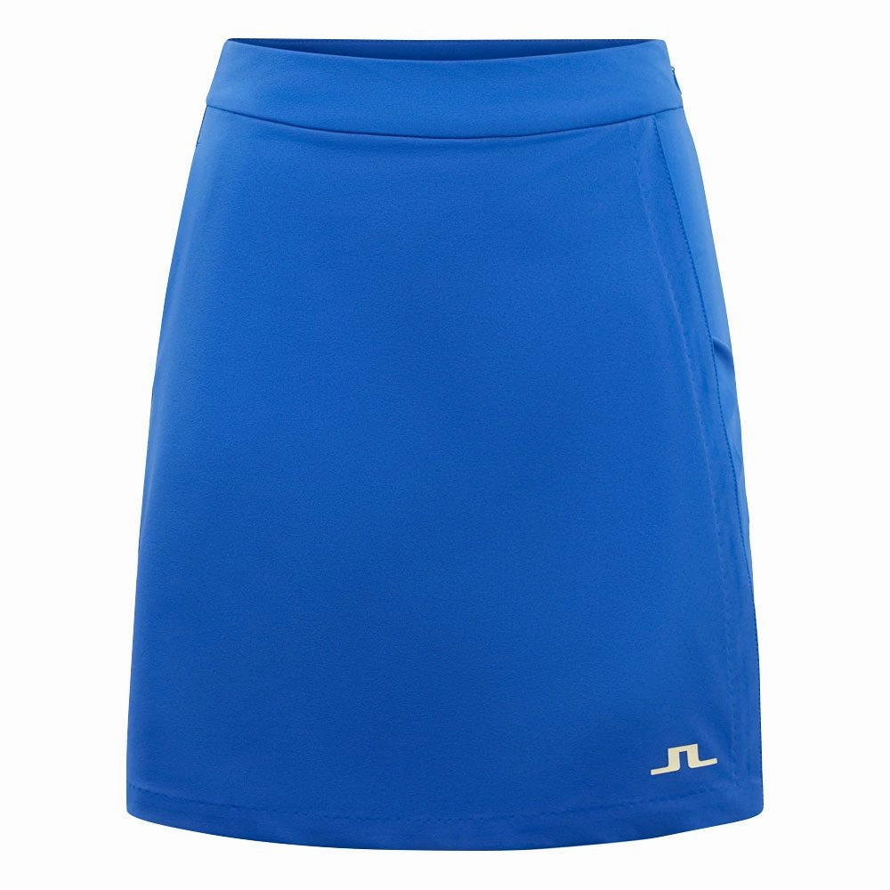 J.Lindeberg Scarlett Golf Skort Nautical Blue - FW22 Women Seamless Finish Street Ready